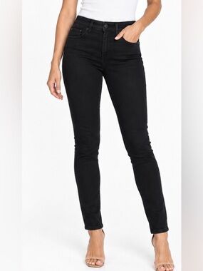 Agolde Jeans Sophie Black Skinny High Rise Stretchy
